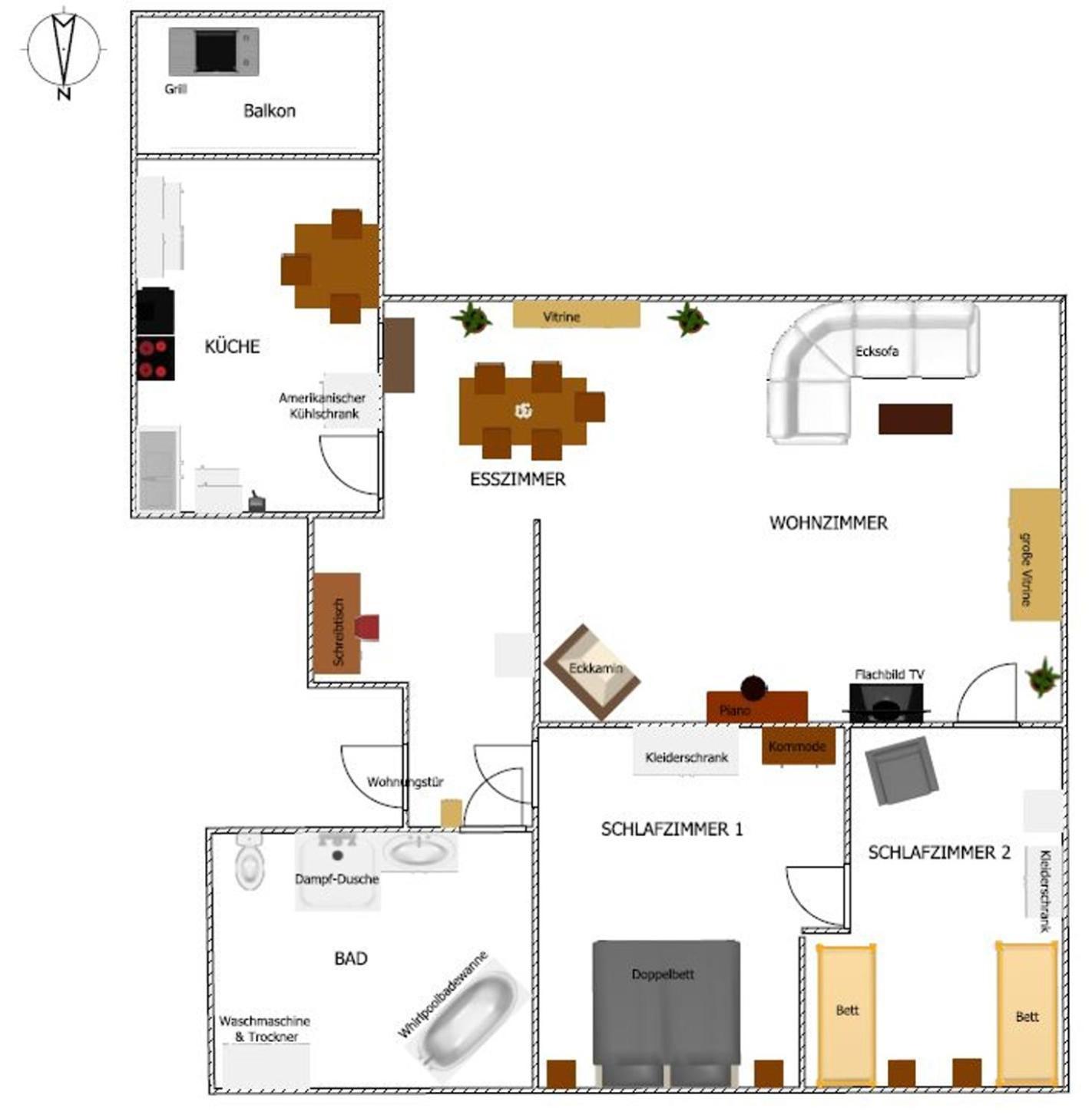 Komfort Ferienwohnung Biene Саарбрюкен Екстериор снимка